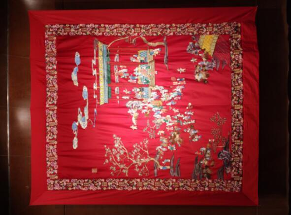 恒源祥百羊百子被亮相中国纺织艺术展